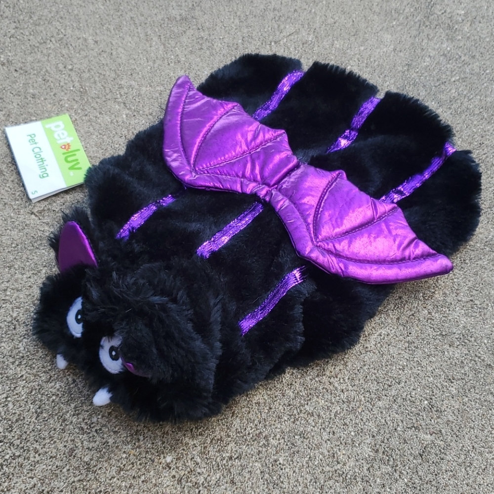 Black Bat Dog Costume Halloween Pet Luv Clothes S